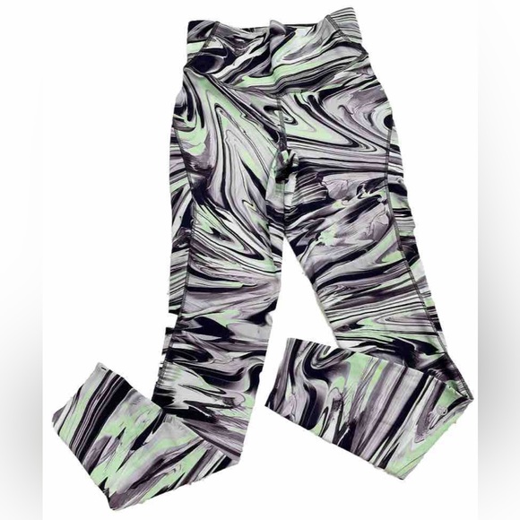 lululemon athletica Pants - Lululemon Base Pace Running Leggings  24" High Rise Paint Glide Warp Multi 4